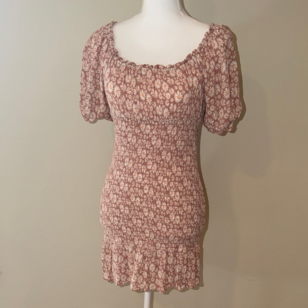 Lily Rose Women's Medium Pink Floral Dress